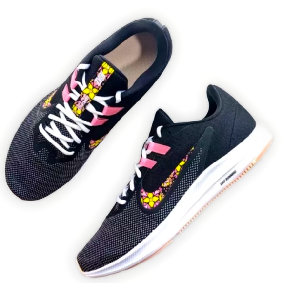 Nike Shoes - Nike Downshifter 9 Floral Running Shoes Size 8